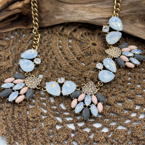 J. Crew Statement Necklace.  Charming Pastel Colors - Picture 5 of 7